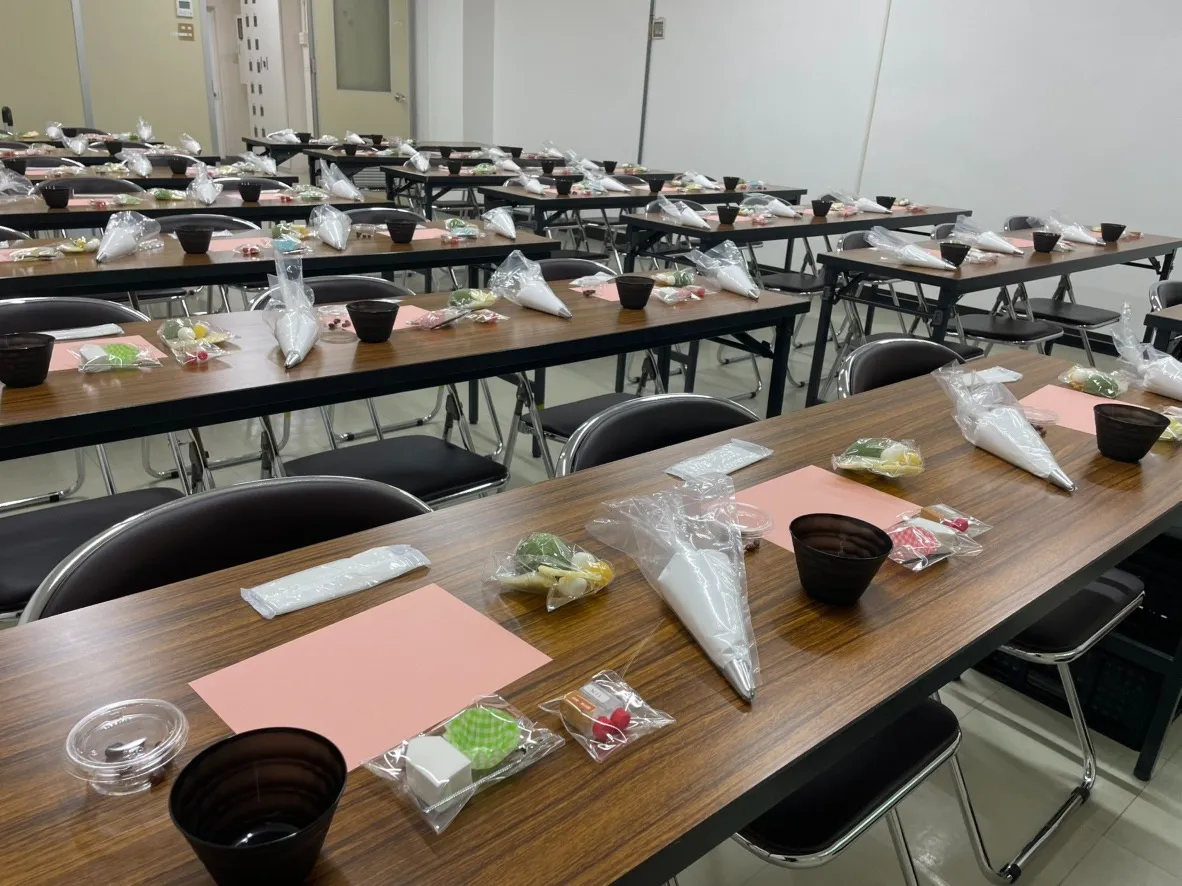 112名様と一緒に抹茶パフェ作り♪