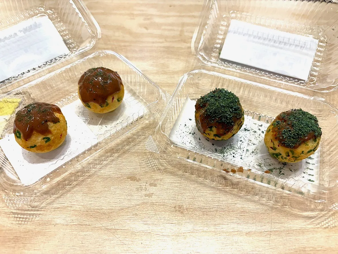 USJ前にひと体験！元気な姉弟のたこ焼き作り！