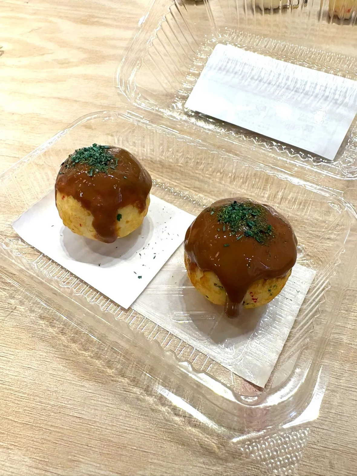 お母さんと一緒に挑戦!かわいいたこ焼きができました♪