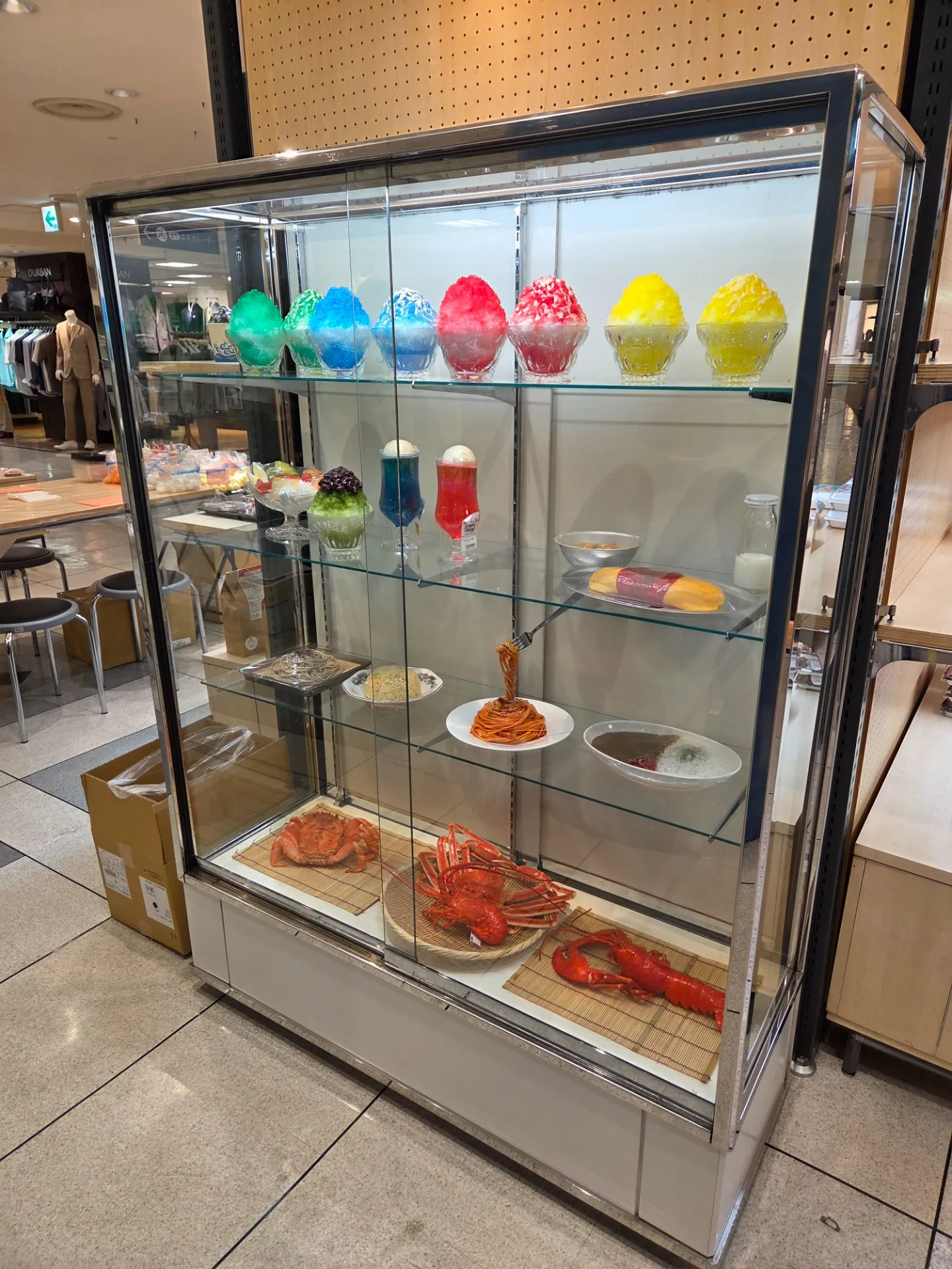 京都大丸催事レポ②　食品サンプル大集合！